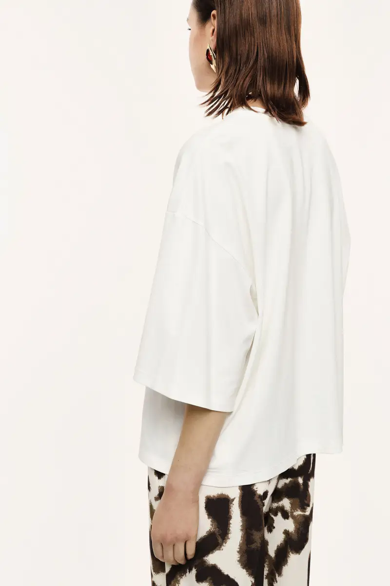 Imperial T-shirt Bianco 4216867 miniatura 3