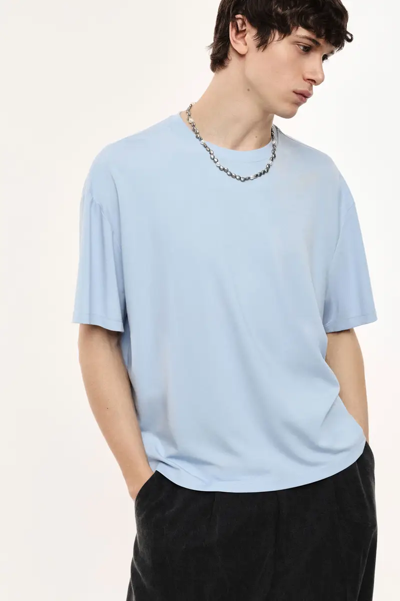 Imperial T-shirt Azzurro 4216884 miniatura 3