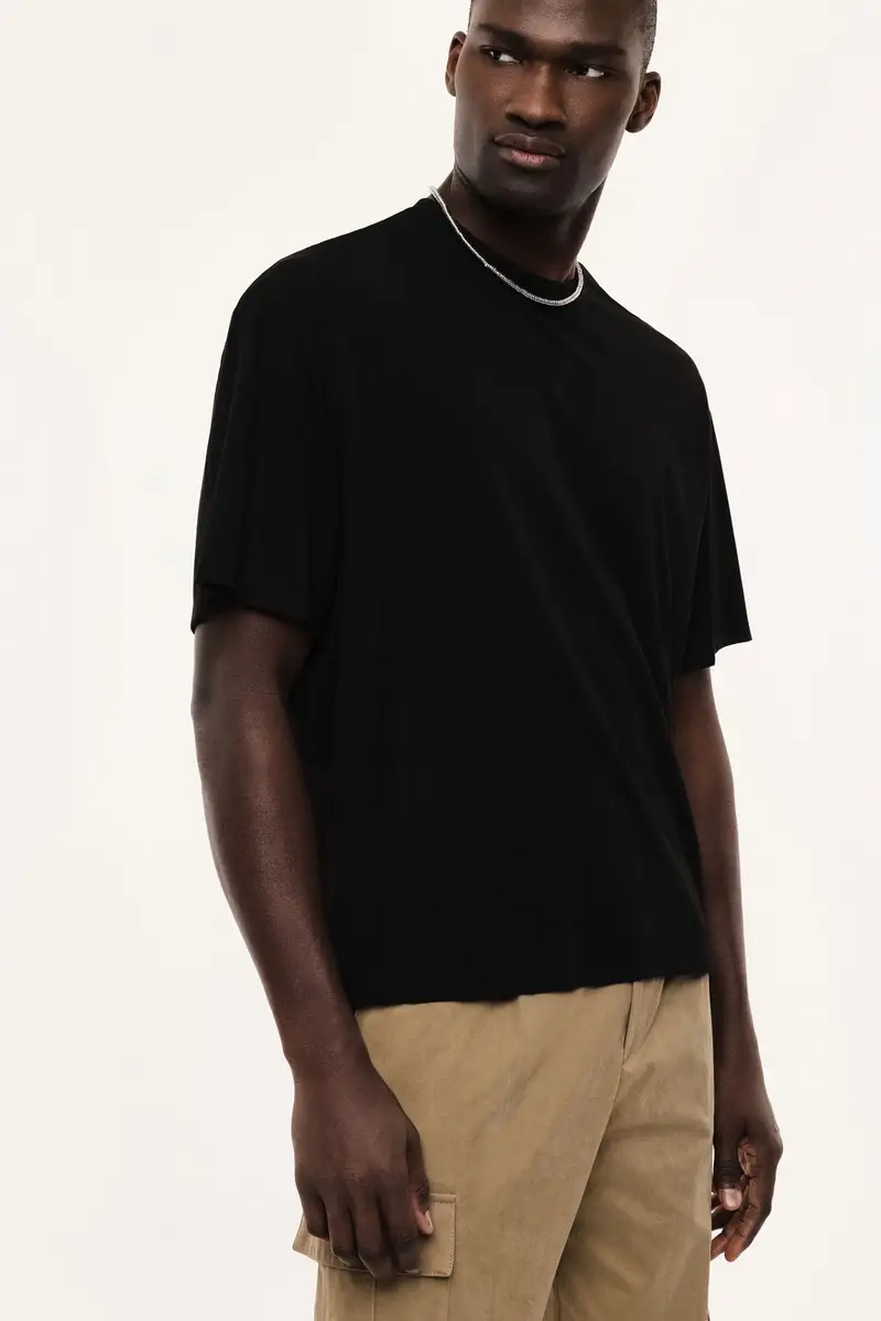 Imperial T-shirt Nero 4216885 miniatura 2