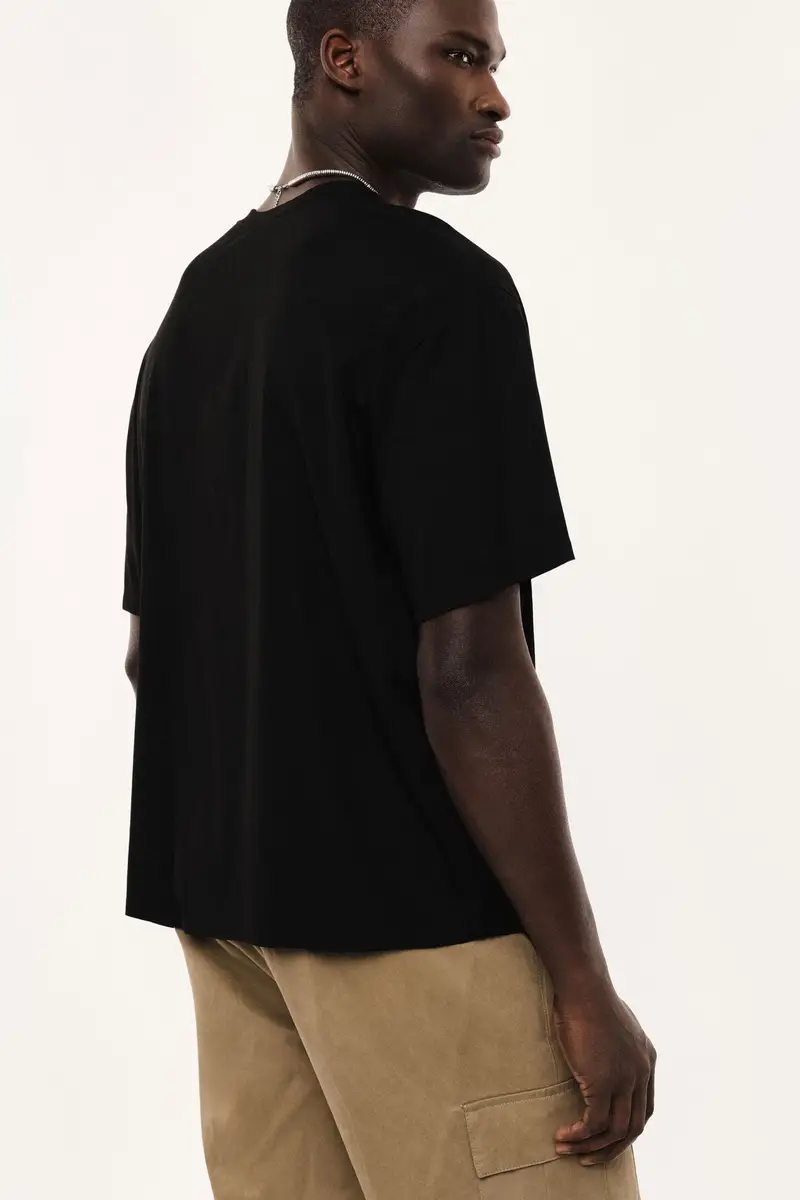 Imperial T-shirt Nero 4216885 miniatura 3