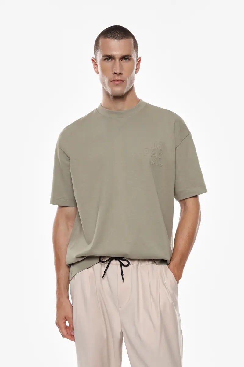 T-shirt girocollo a maniche corte Militare