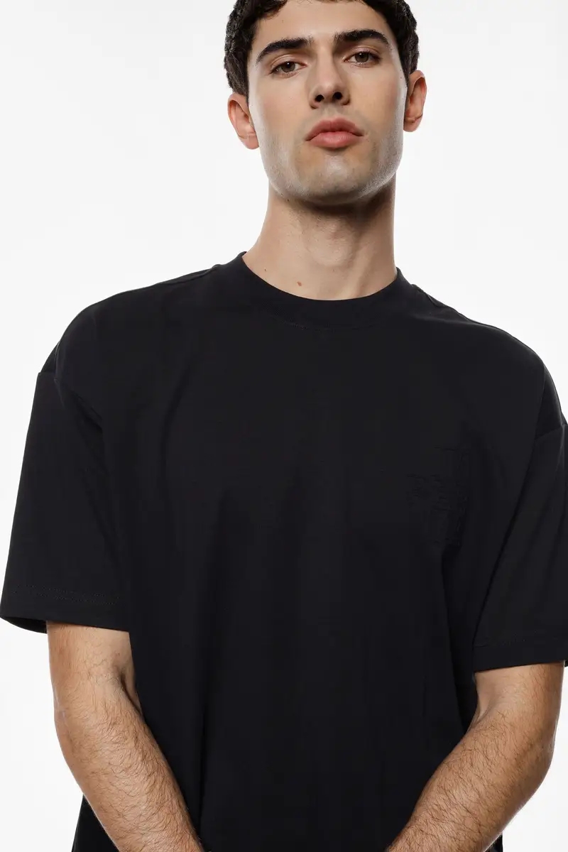 Imperial T-shirt Nero 3571530 miniatura 4