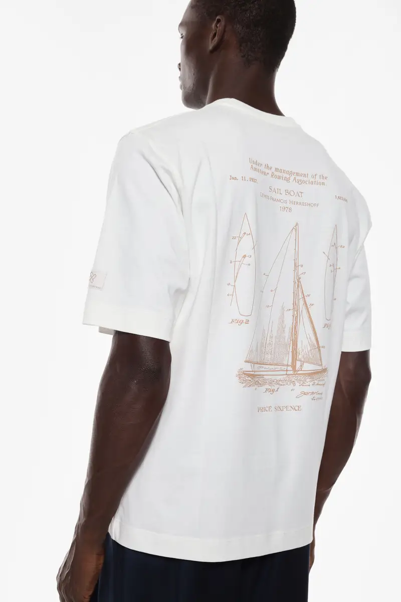 Imperial T-shirt Bianco 3571539 miniatura 4