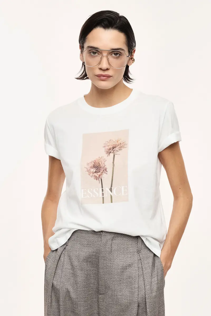 Imperial T-shirt Bianco 4216890 miniatura 2