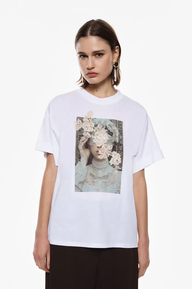 Imperial T-shirt Bianco 4299463 miniatura 2