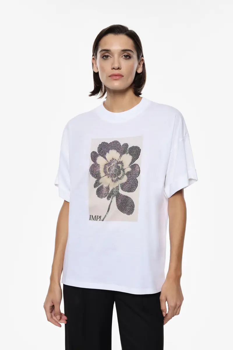 Imperial T-shirt Bianco 4299462 miniatura 2