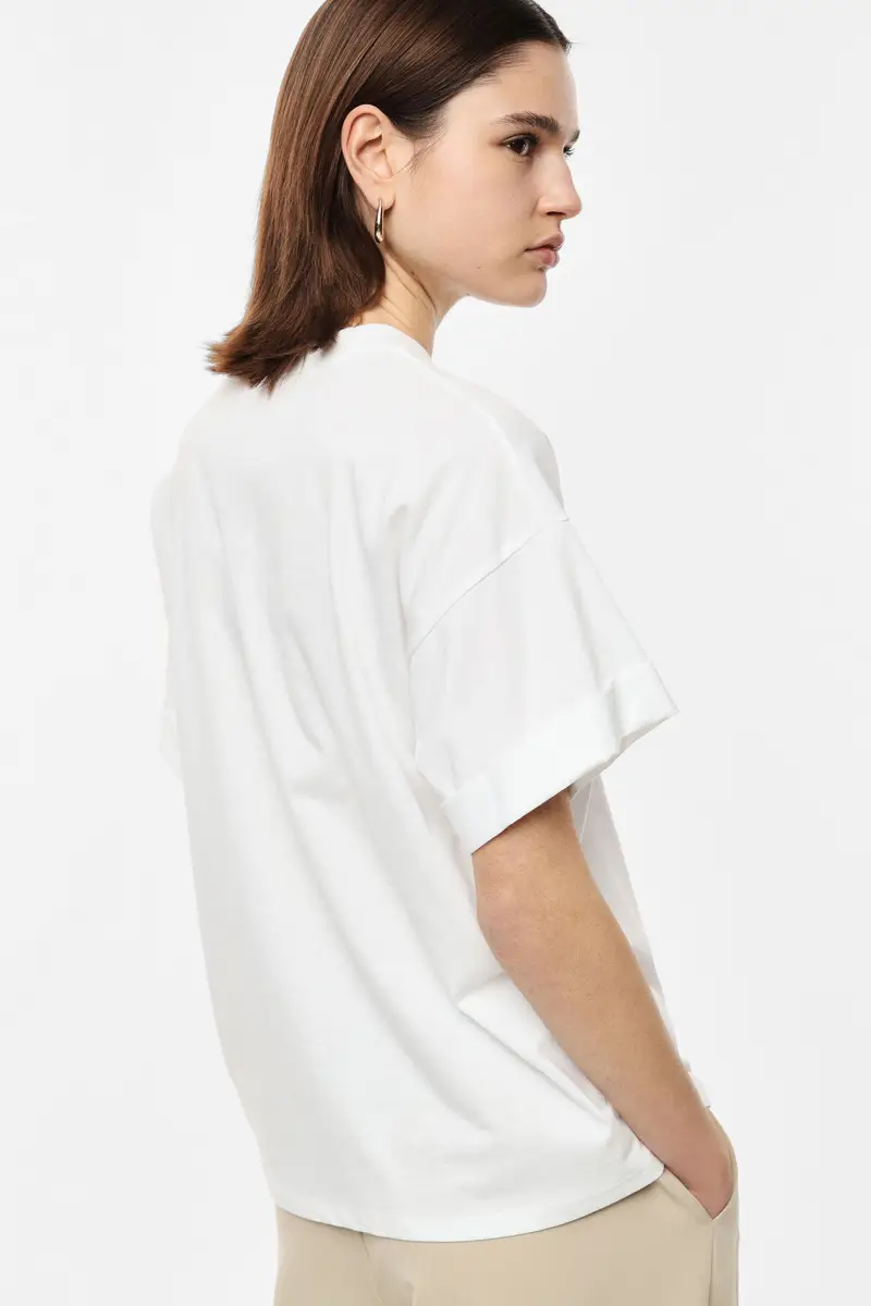 Imperial T-shirt Bianco 4323155 miniatura 3