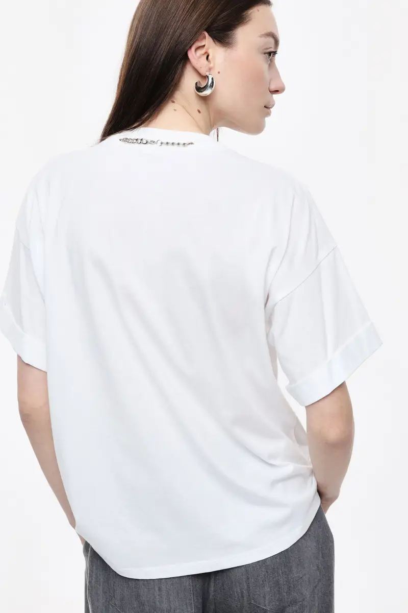 Imperial T-shirt Bianco 4245933 miniatura 3