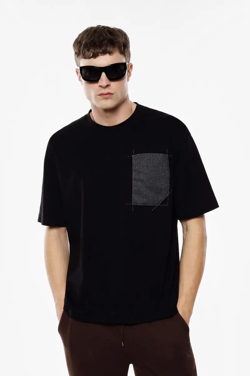 Imperial T-shirt Nero 3958777 miniatura 2