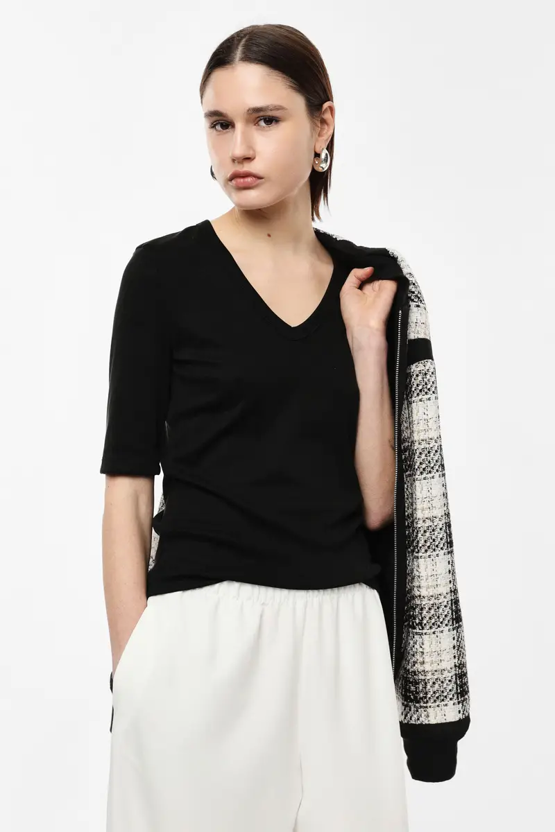 Imperial T-shirt Nero 4323153 miniatura 2