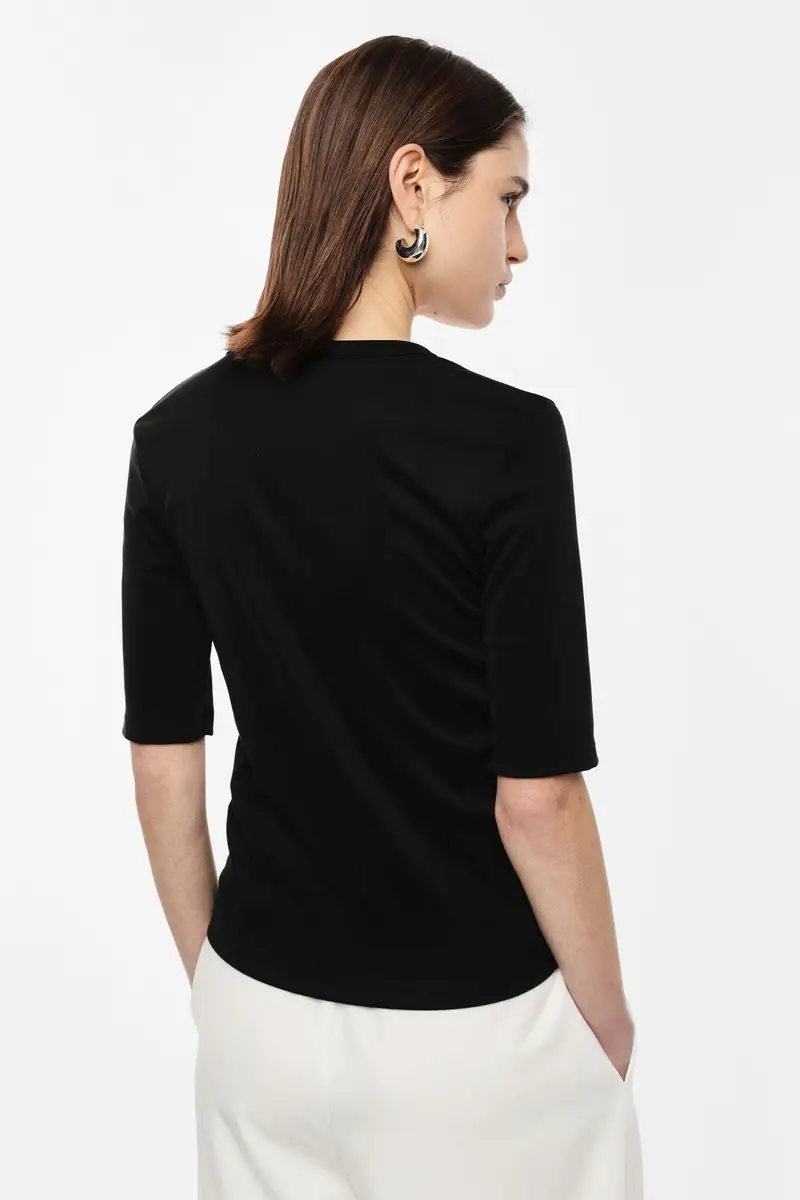 Imperial T-shirt Nero 4323153 miniatura 3