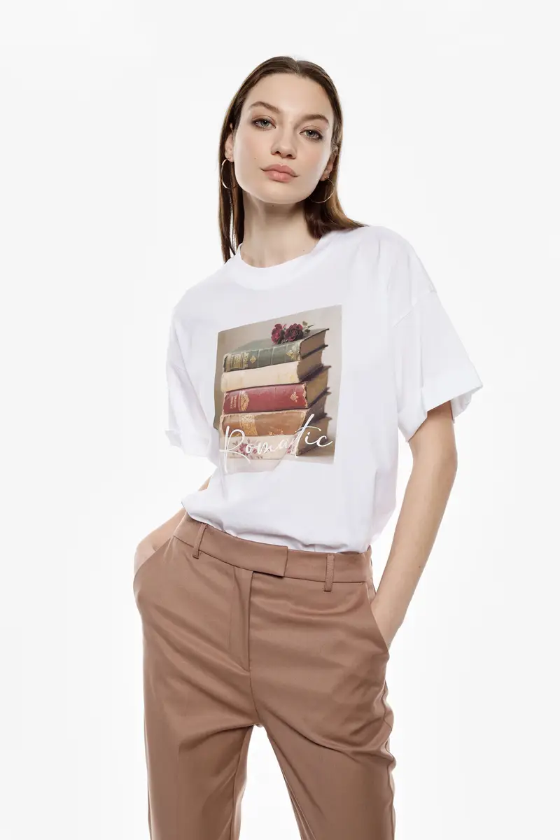 Imperial T-shirt Bianco 4304105 miniatura 2