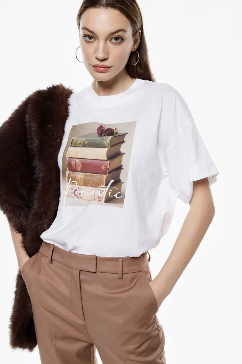 Imperial T-shirt Bianco 4304105 miniatura 3