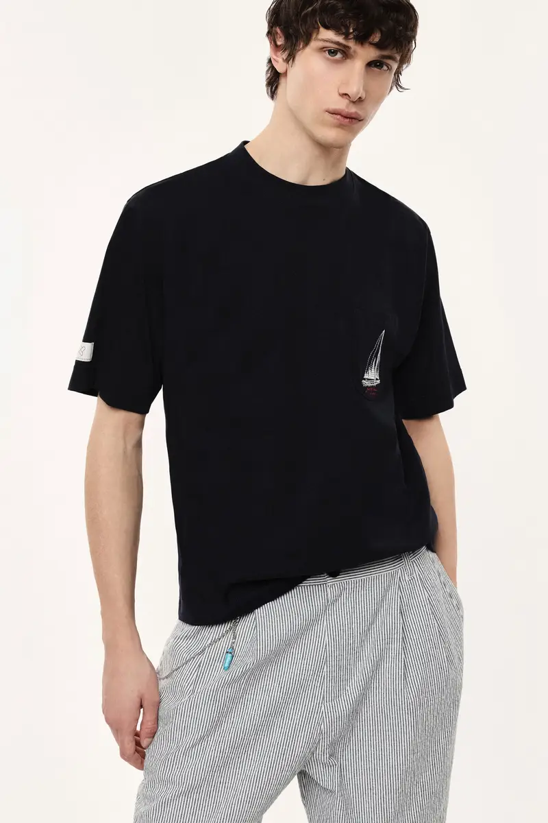 Imperial T-shirt Blu 4245909 miniatura 2