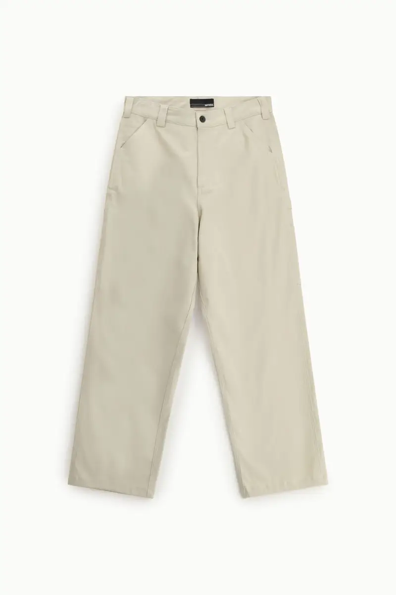 Trousers ampi a vita media Lana