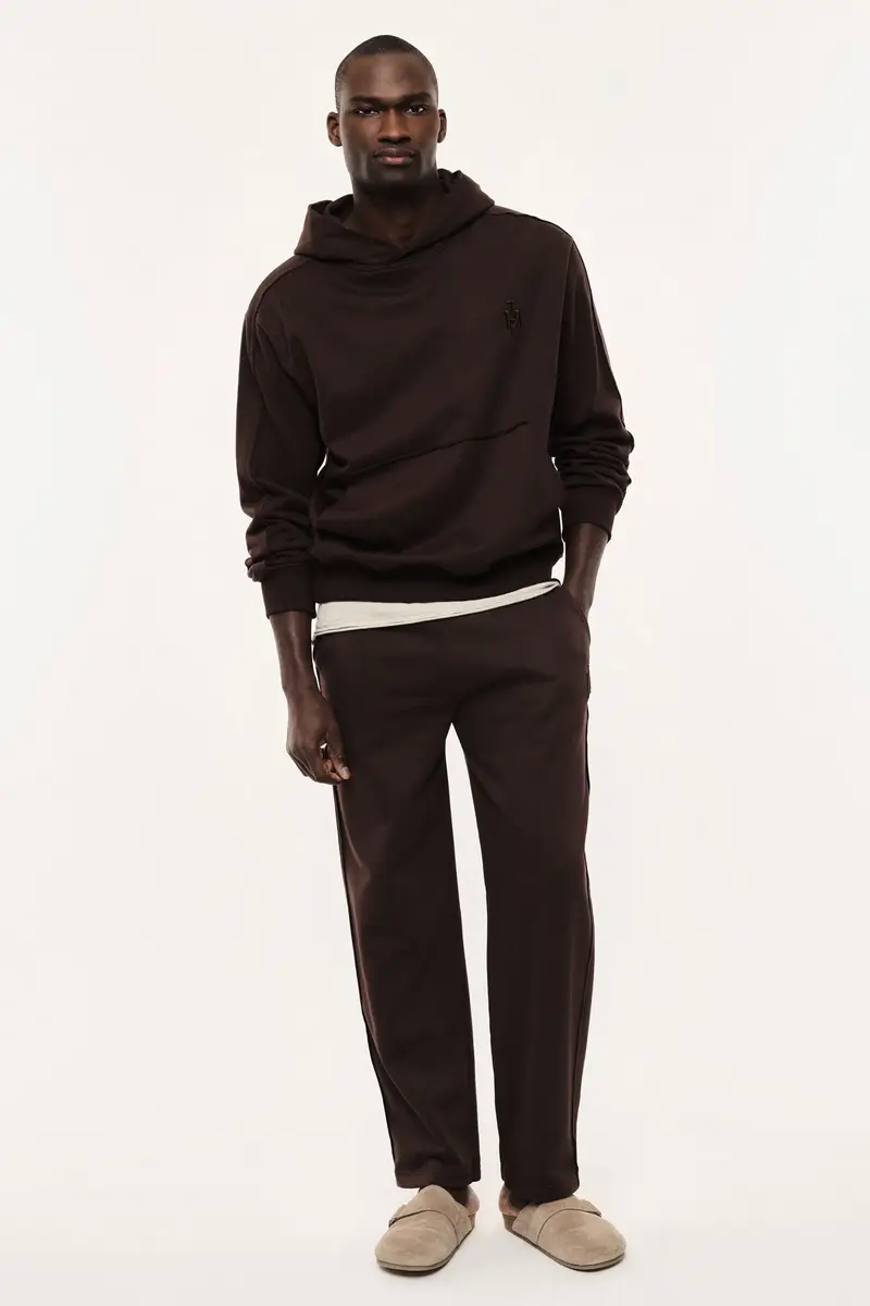 Trousers jogging fit con cintura elasticizzata Moro miniatura 2