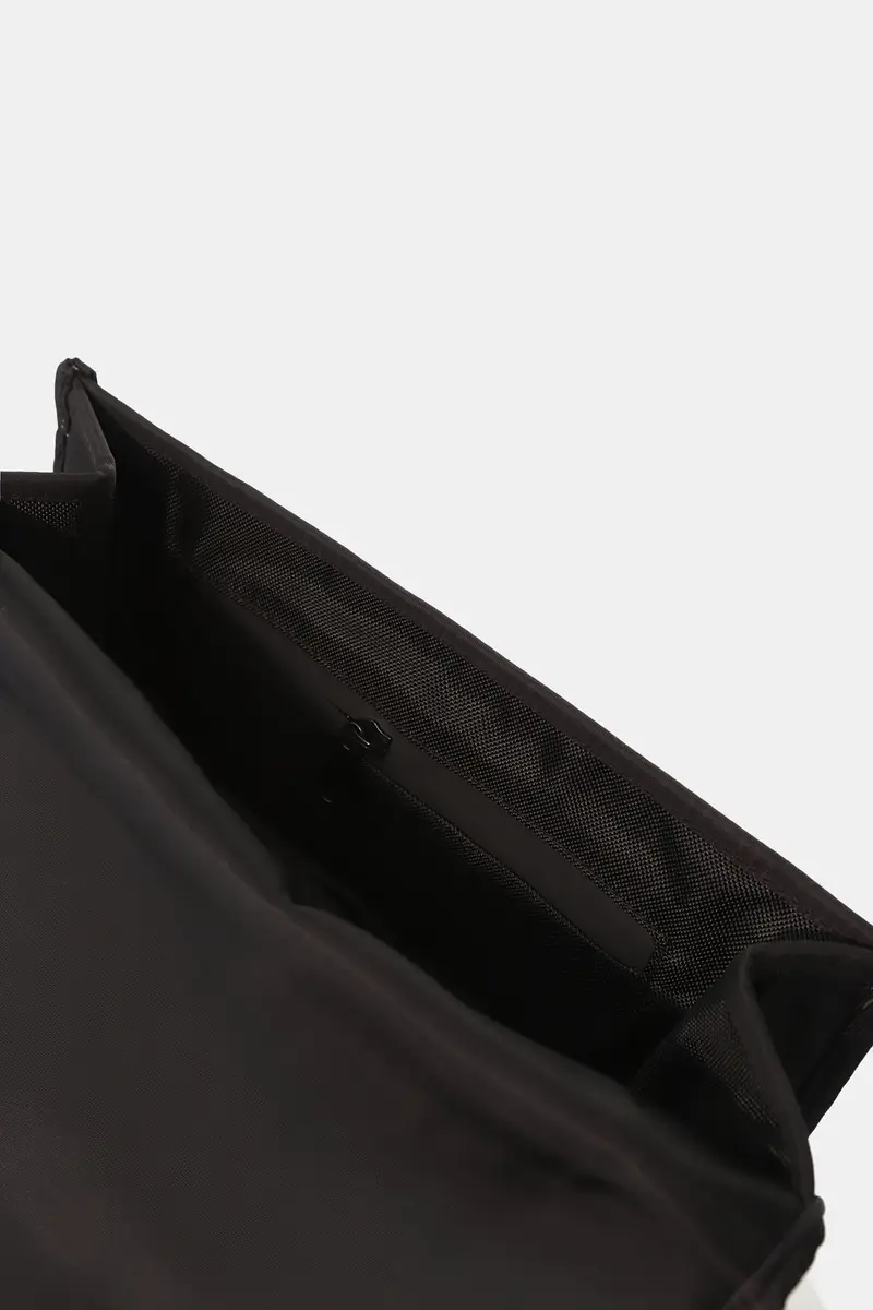 Zaino con dettagli funzionali e fibbia Nero miniatura 2