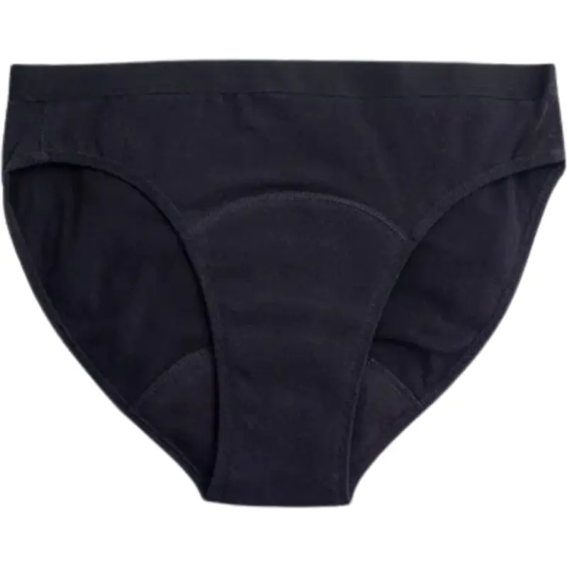 Bikini - Mutandine Mestruali Nere - Flusso Leggero M