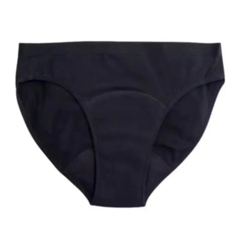 Mutandine Mestruali Bikini Teen Nere - Flusso Medio S