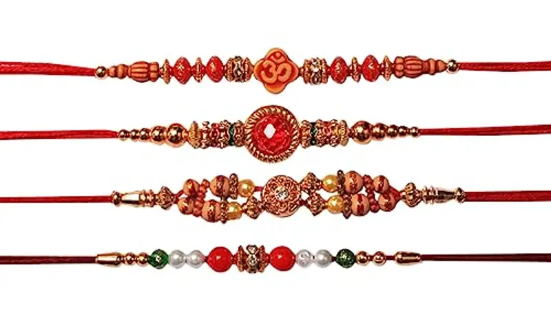 IMTRA FASHION Raksha Bandhan Festival Piccolo Rakhi Indiano Rakhis Per Rakshabandan miniatura 2