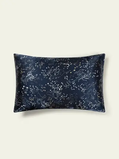 Federa Lussuosa Zodiaco Scorpione in Seta | Blu Profondo Ipoallergenica EURScorpione