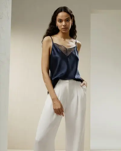 MIM Pizzo Seta 2 In 1 Canotta EURBlu