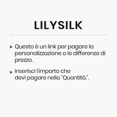 Product Customization Fee Link EURColore Casuale