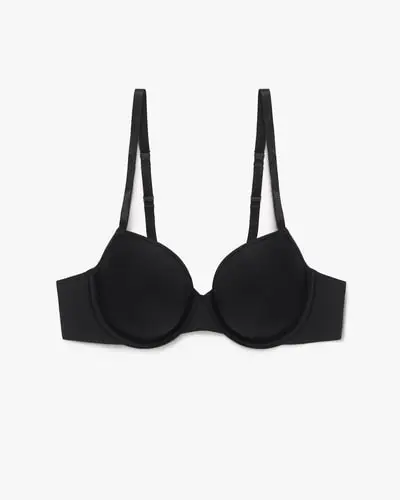 Reggiseno a t-shirt in seta dalla forma perfetta EURNero