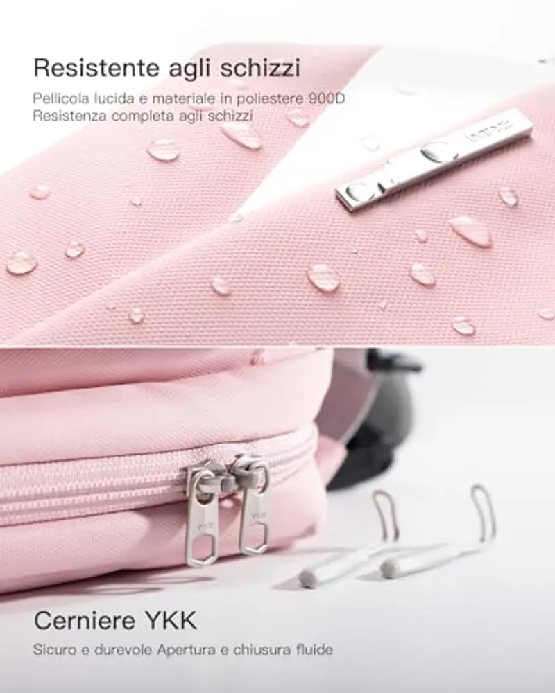 Inateck Marsupio Donna Rosa 1597502 miniatura 3