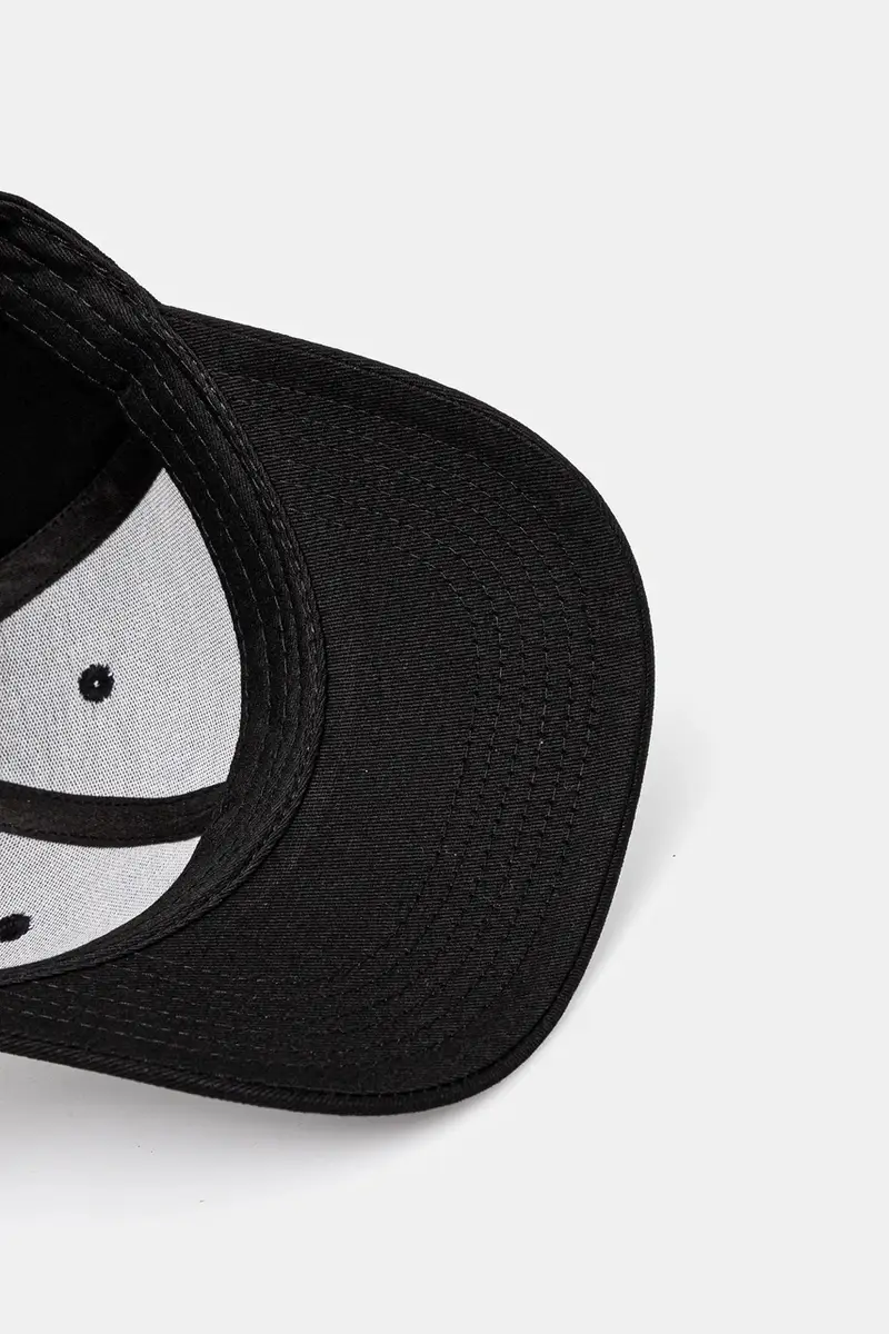 berretto da baseball in cotone colore nero con applicazione S5TWUABC059 miniatura 4