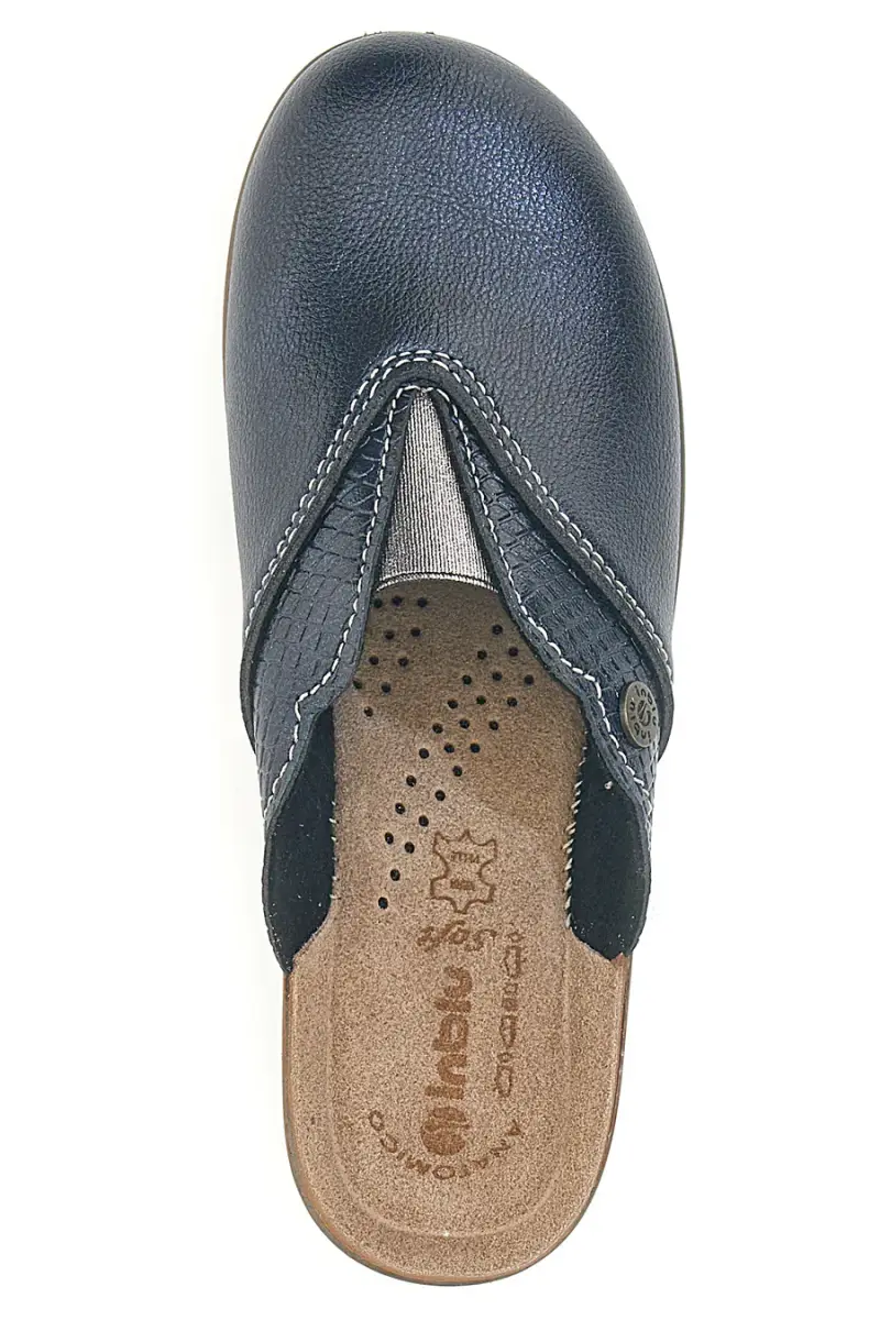 Ciabatte blu con profilo ondulato e plantare comfort Inblu 79 LY [BLUE] miniatura 3