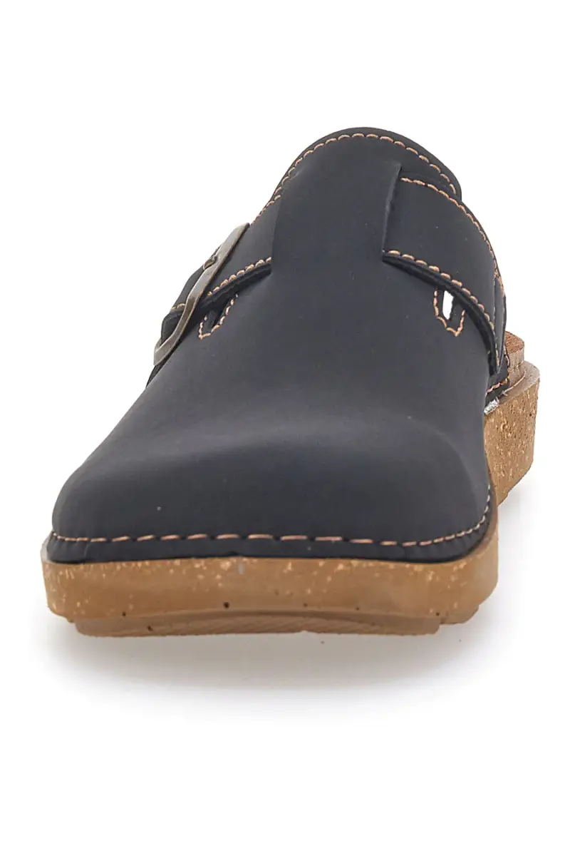 Ciabatte chiuse blu con fibbia e suola comfort Inblu 17MT [NERO] miniatura 3