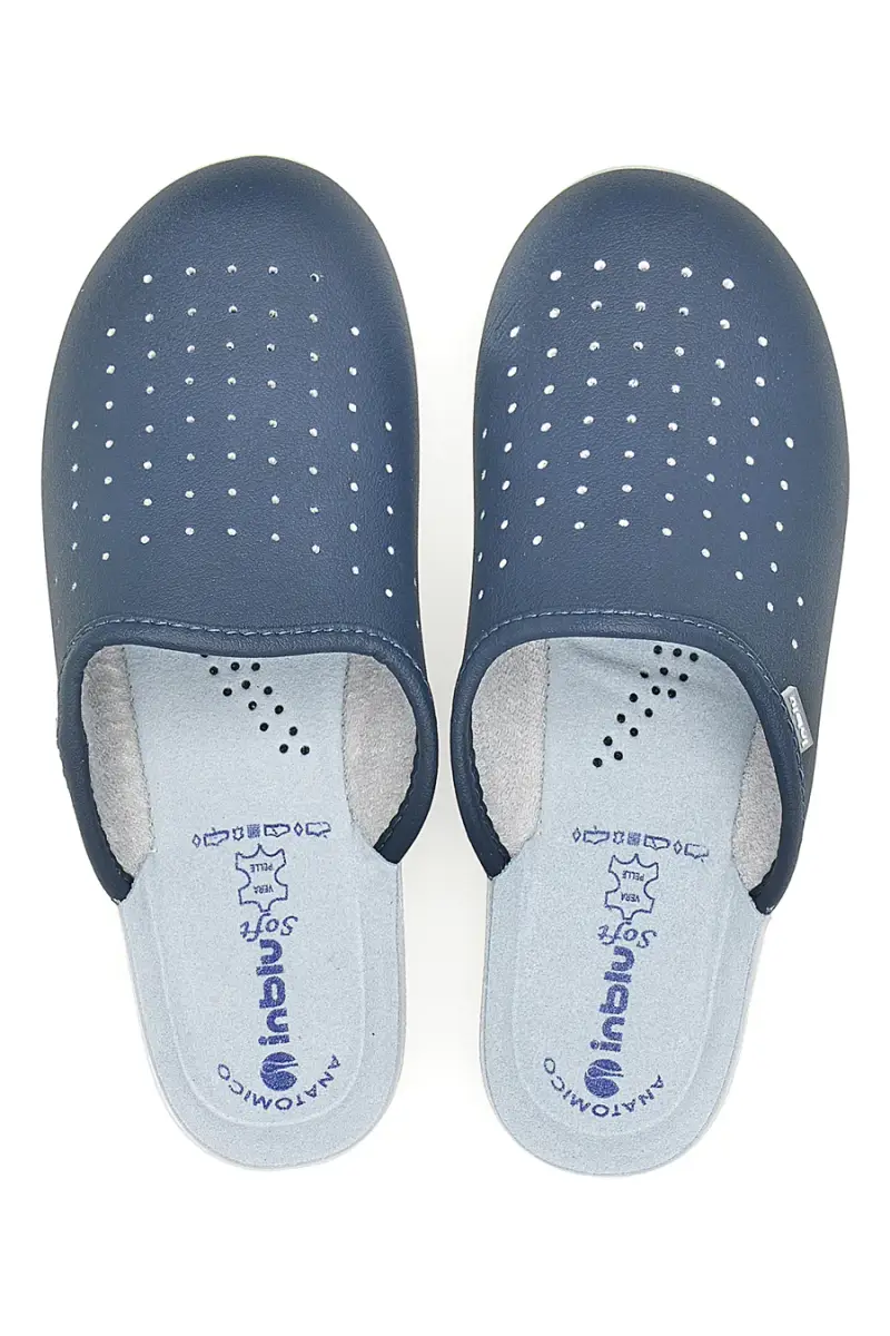 Ciabatte professionali blu traforate con plantare anatomico Inblu 5033 [BLUE] miniatura 3