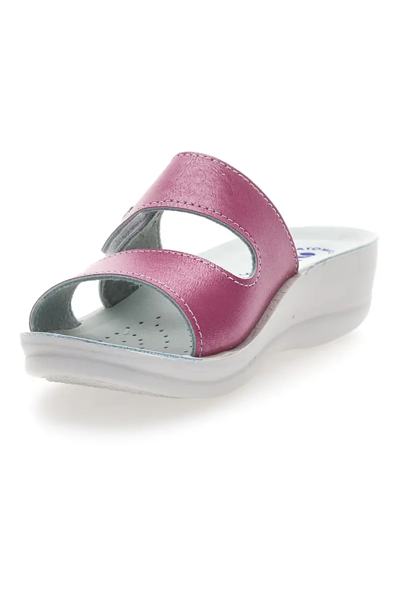 Ciabatte rosa con doppia fascia regolabile e plantare anatomico INBLU 63VR [FUXIA] miniatura 4