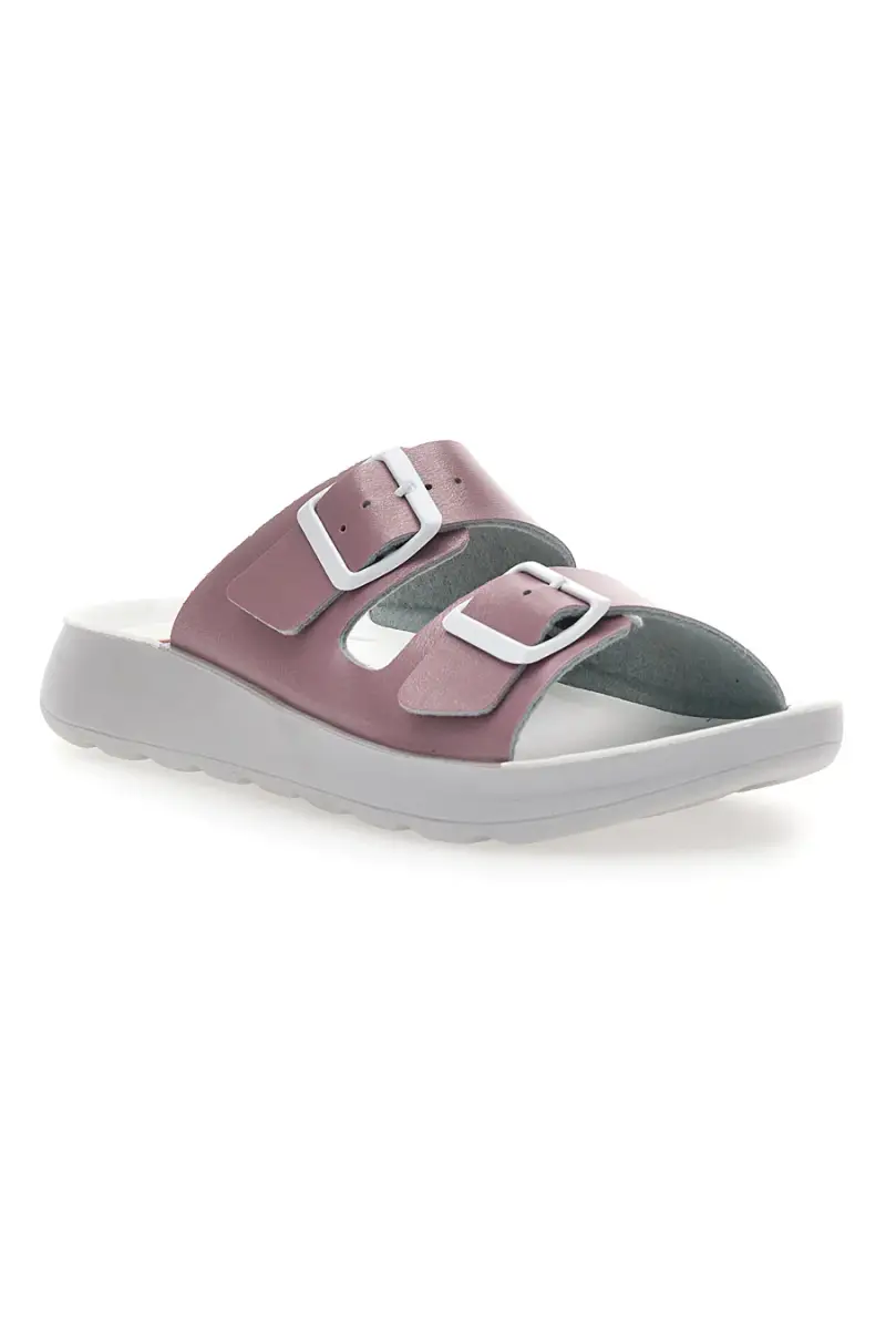 Ciabatte rosa con doppia fibbia INBLU 12 AG [ROSA] miniatura 2