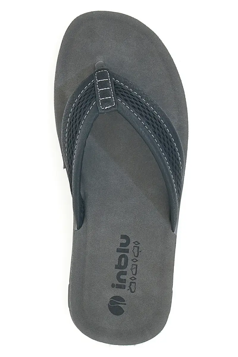 Infradito nere con fascetta imbottita Inblu 11VT [NERO] miniatura 3