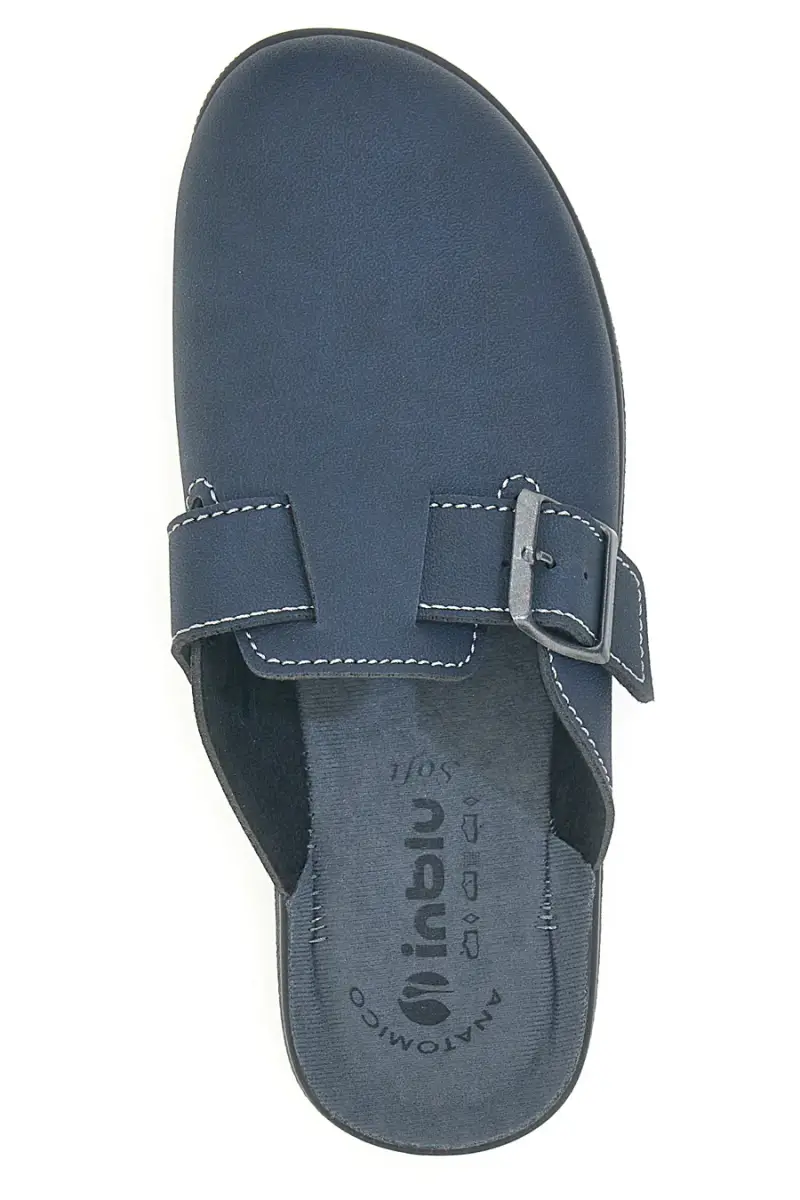 Pantofola blu con fibbia regolabile Inblu 19DG [BLUE] miniatura 3