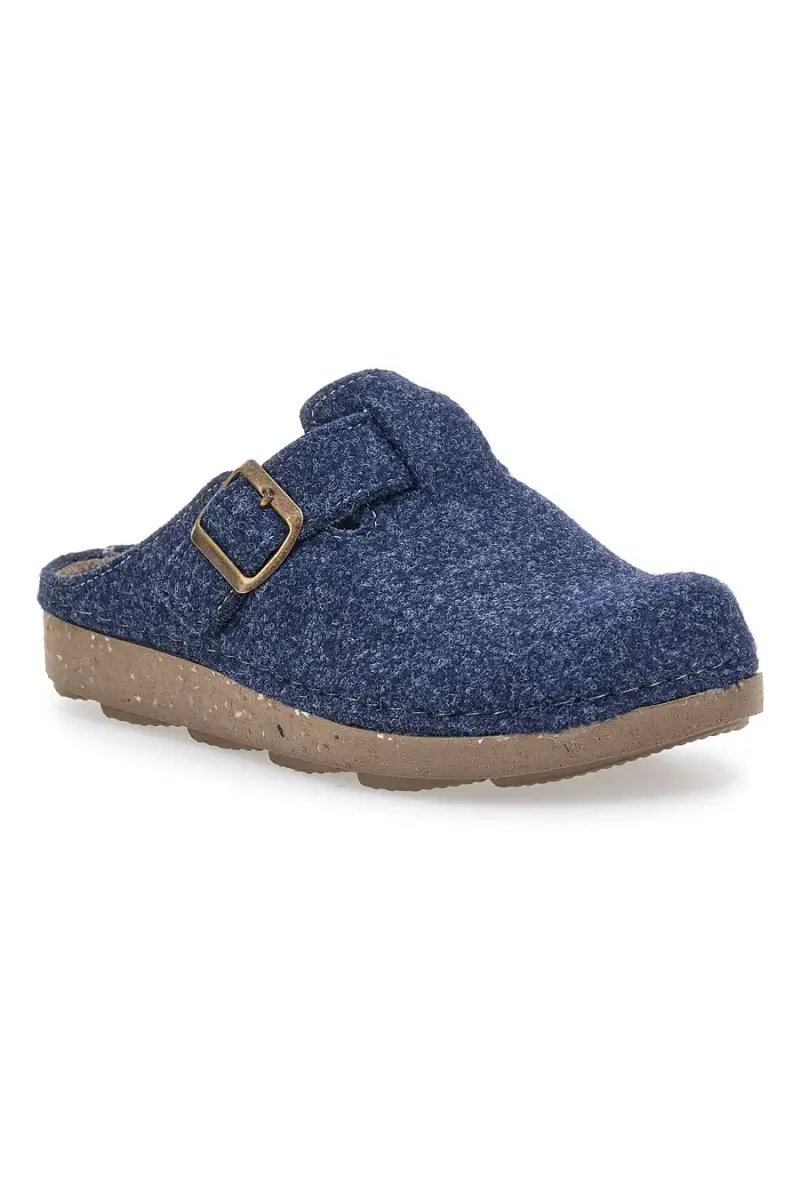 Pantofola blu in feltro con fibbia Inblu 23MT [AVIO] miniatura 2