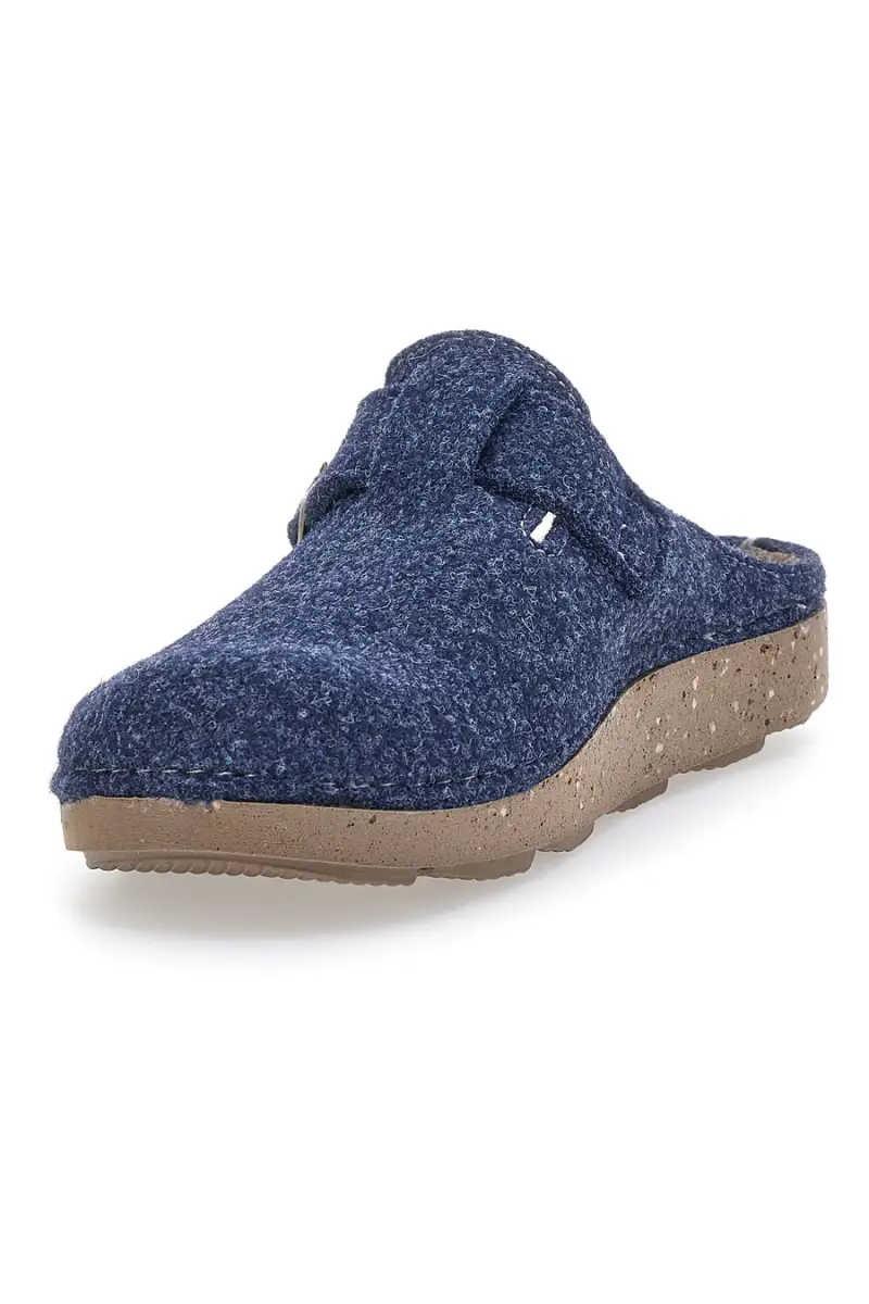 Pantofola blu in feltro con fibbia Inblu 23MT [AVIO] miniatura 3