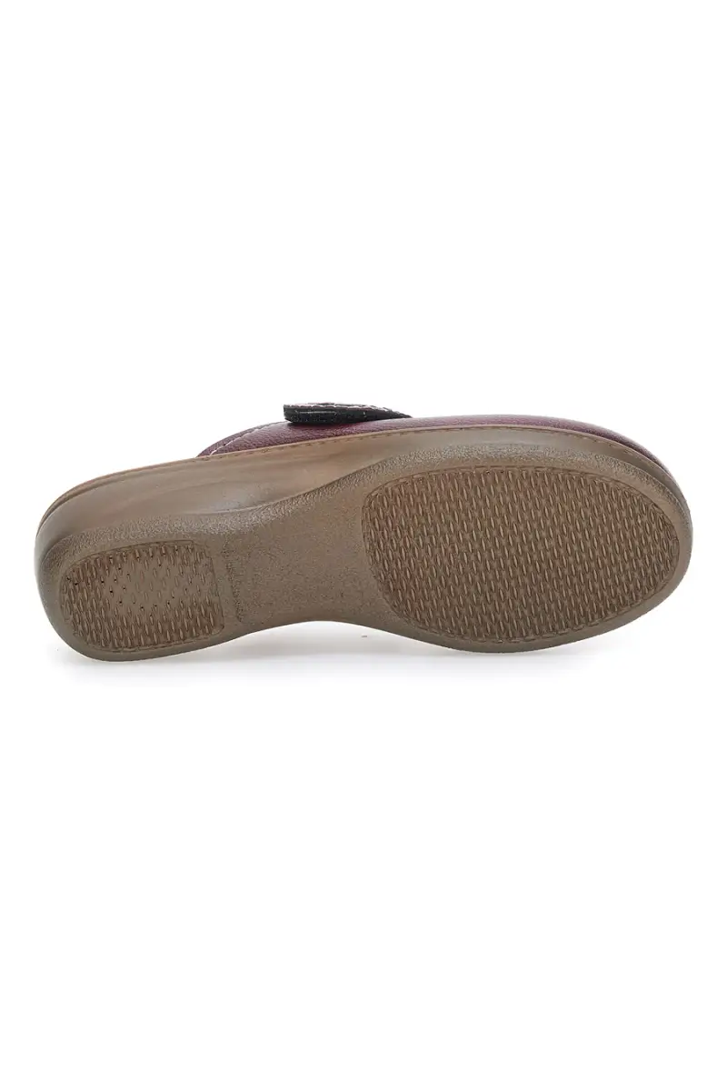 Pantofola bordeaux anatomica con cuciture a vista Inblu 80LY [BORDO'] miniatura 5