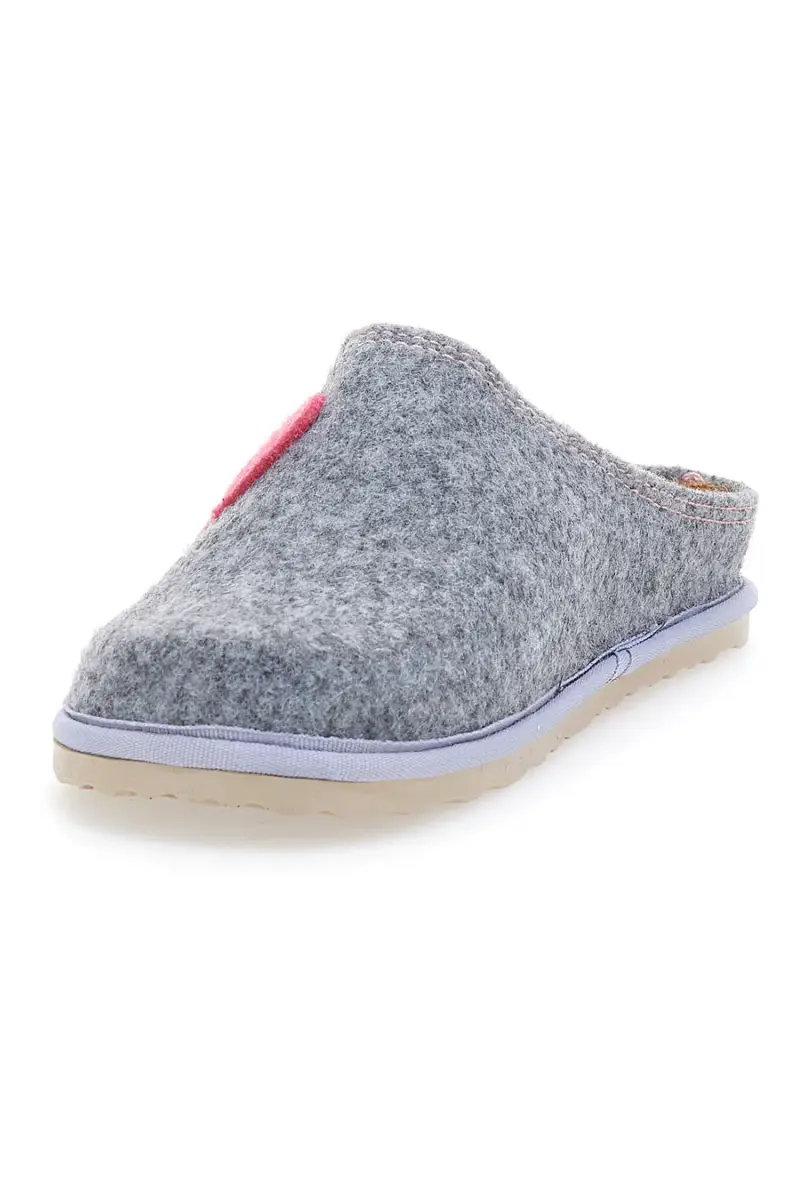 Pantofole grigie con cuori colorati INBLU 37 CS [ARGENTO] miniatura 3