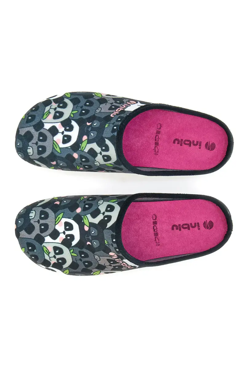 Inblu Pantofole Nero 4338437 miniatura 5