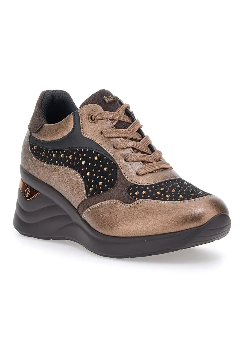 Sneakers Bronzo con Strass Inblu IN401019 [BRONZO] miniatura 2