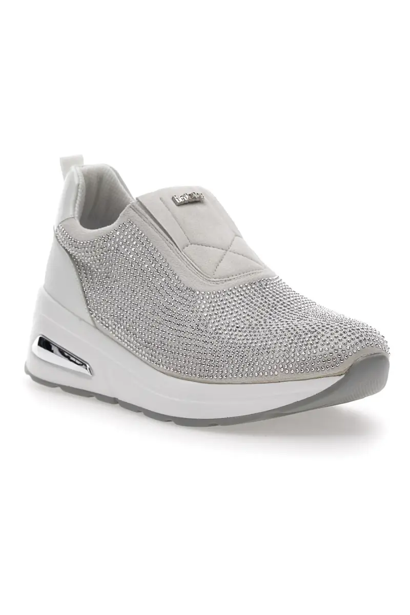 Sneakers Grigie Platform Inblu 369 IN [BIANCO] miniatura 2