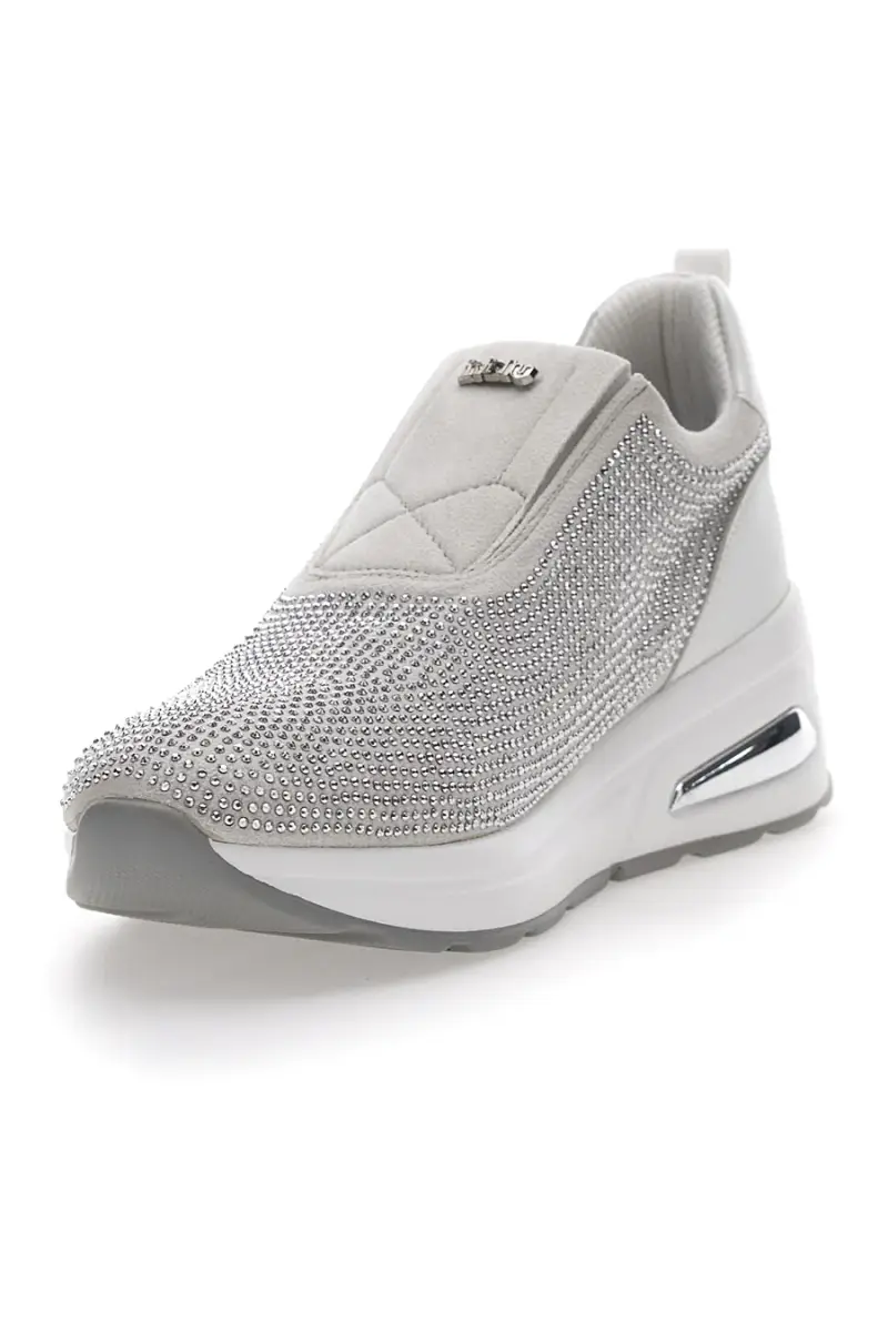 Sneakers Grigie Platform Inblu 369 IN [BIANCO] miniatura 3