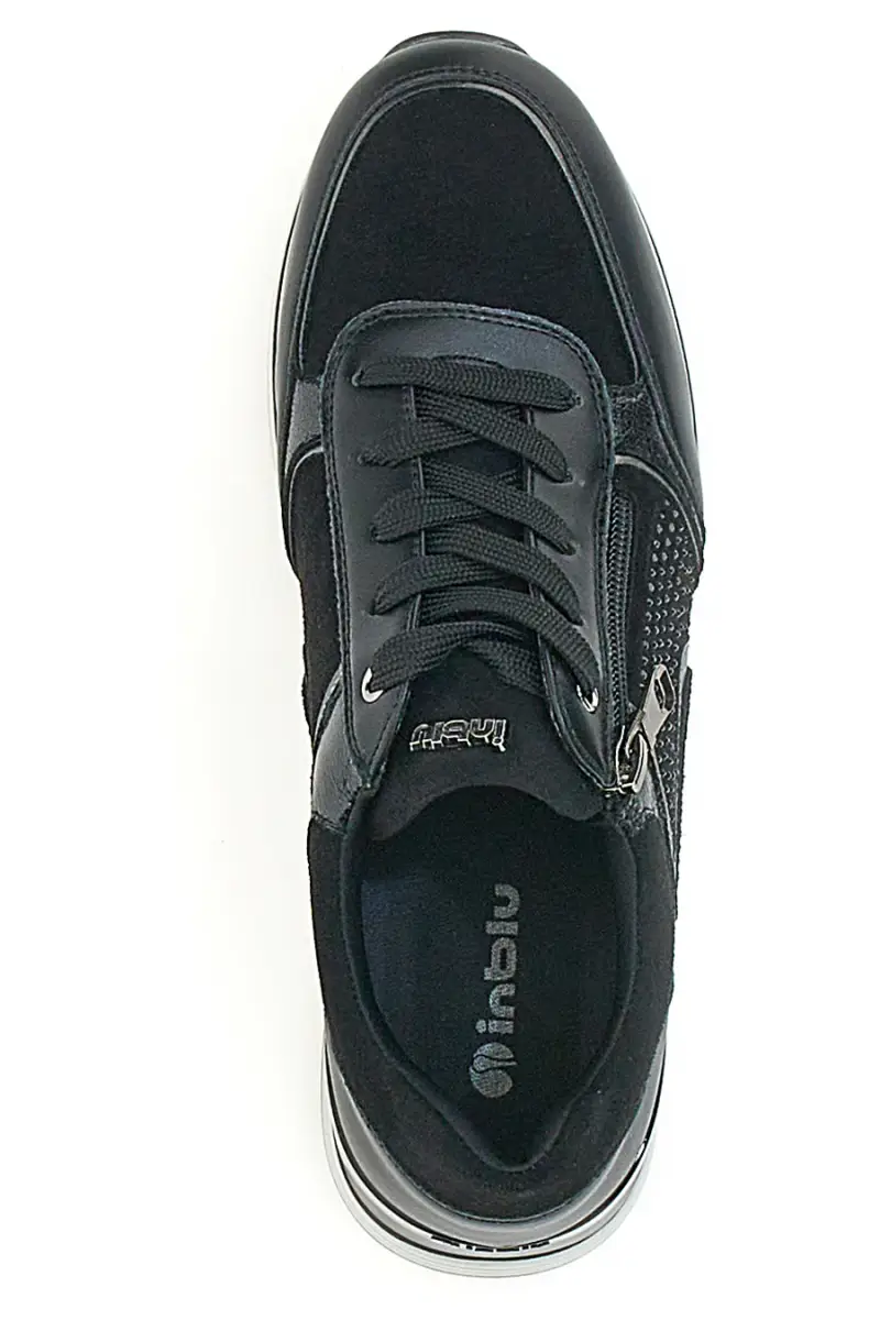 Sneakers Platform Inblu 350 IN Nero [NERO] miniatura 5