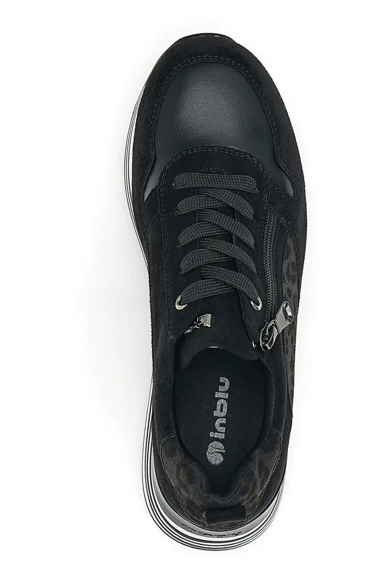 Sneakers Platform Inblu 353 IN Nere [NERO] miniatura 5