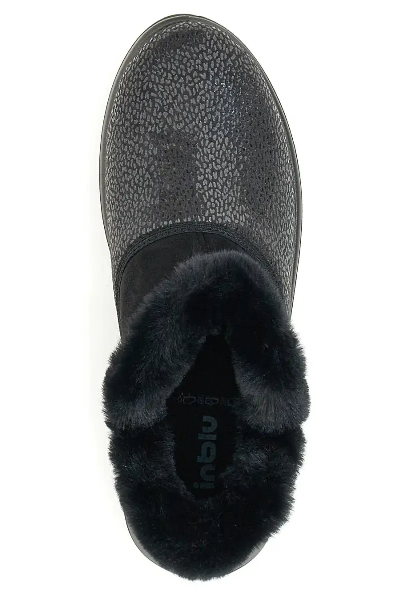 Stivaletti in Eco Fur Inblu 34 WG Nero [NERO] miniatura 5