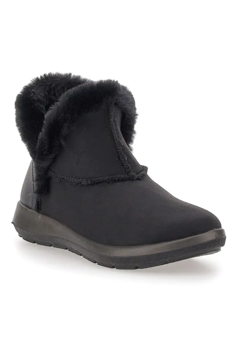 Stivaletto Nero Con Pelo Inblu WG022214 [NERO] miniatura 2