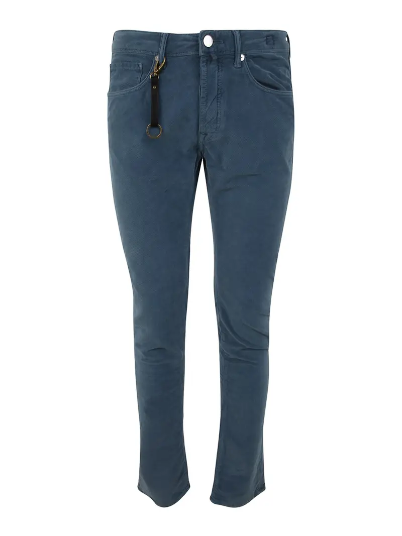 5 tasche ppt dritto vintage Blu